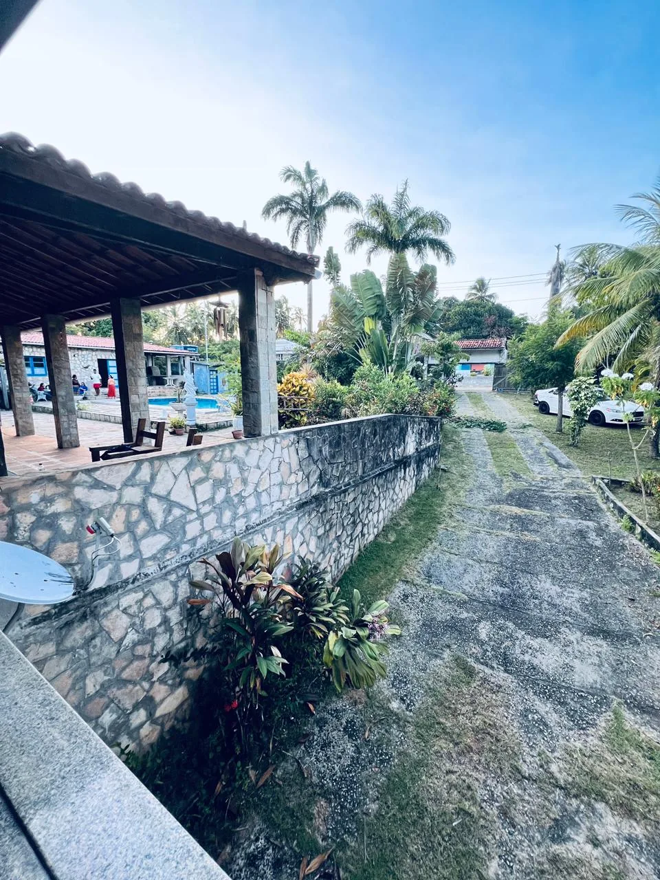 Vista da área externa